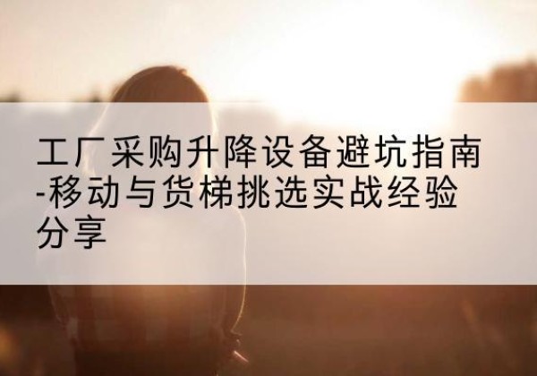 永乐群岛移动式升降机怎么选-工厂采购升降设备避坑指南-移动与货梯挑选实战经验分享